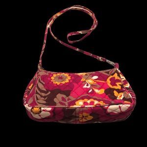 Vera Bradley Retired Carnaby Pattern Small Purse with Shoulder Strap